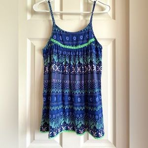 Cat & Jack Girl’s XL Tank Sleeveless Swing Top Boho Spring Summer